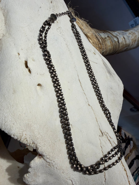 Navajo Pearl 3 Strand Necklace
