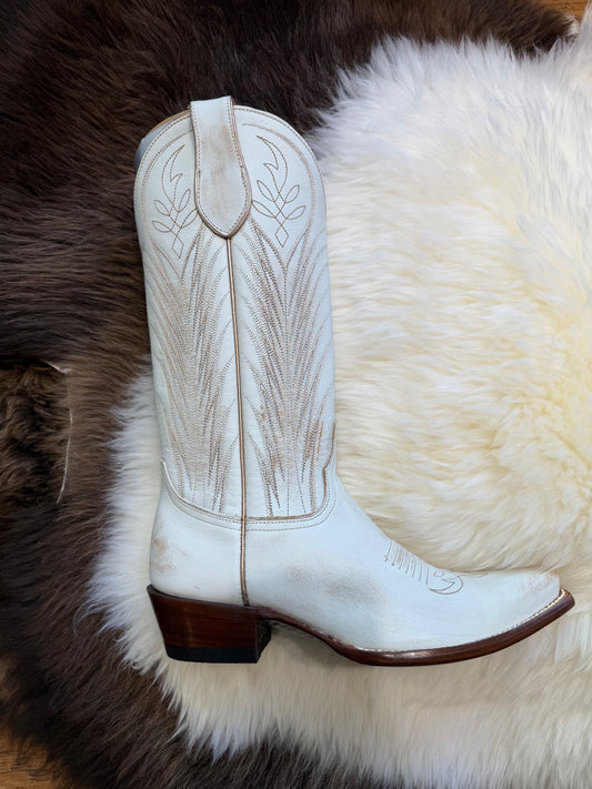 Emmer Boots - White/Beige