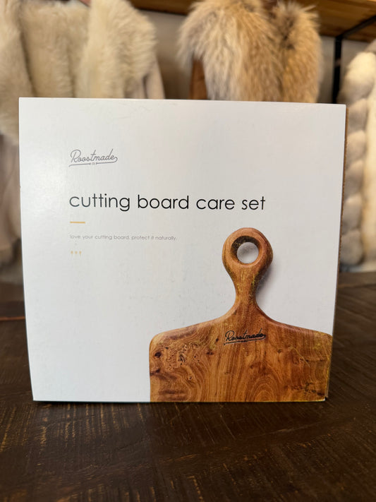 Organic Cutting Board Care Set