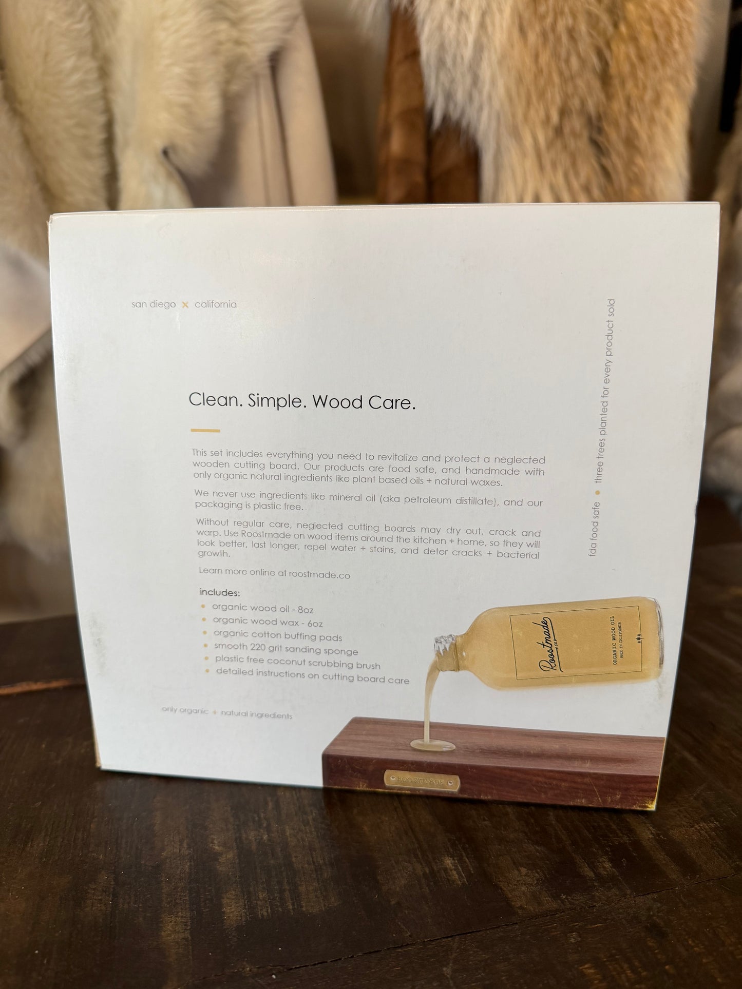 Organic Cutting Board Care Set