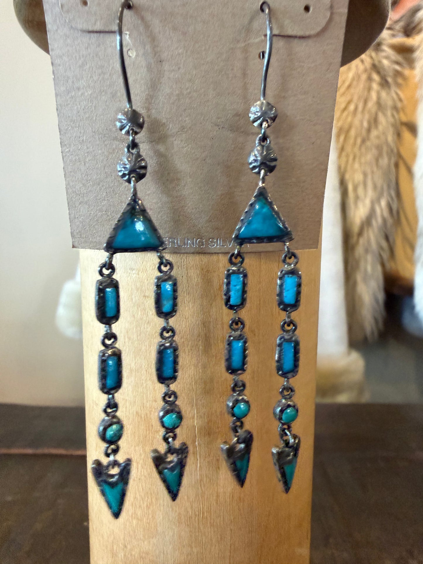 Turquoise Dangle Earrings