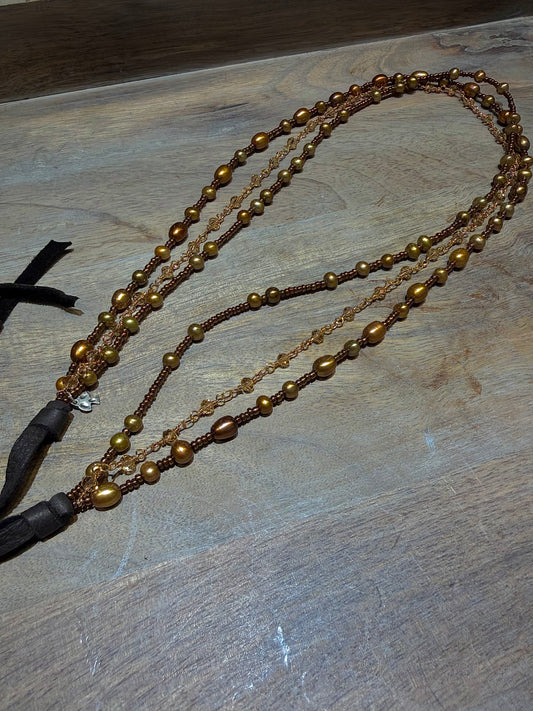 Golden Glint Hatband
