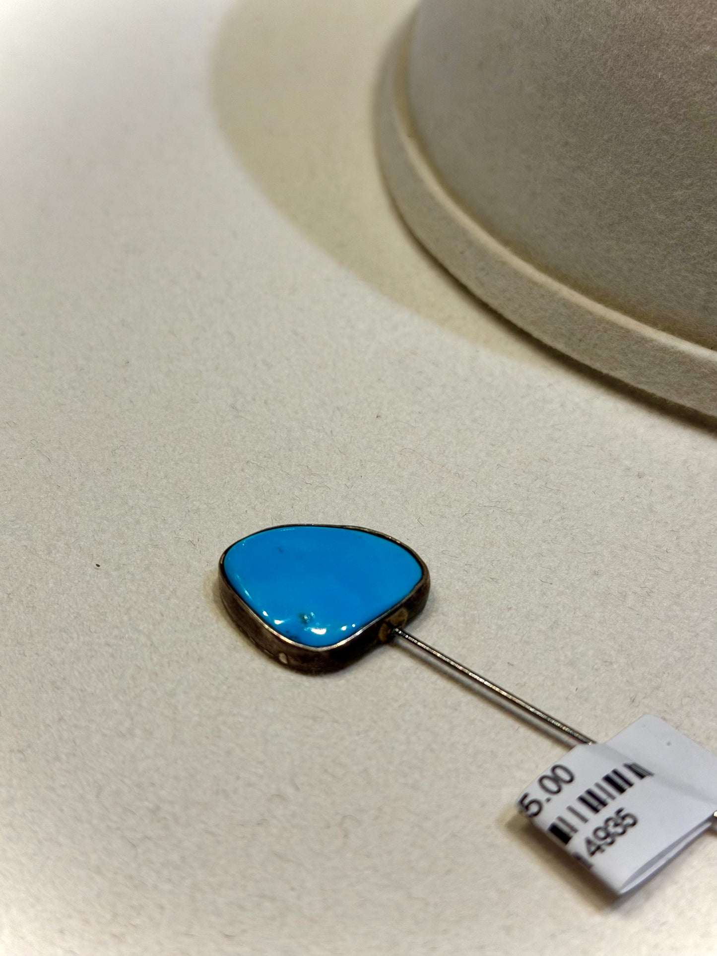 Hat Pin- Nomad Turquoise Stone Sterling Silver