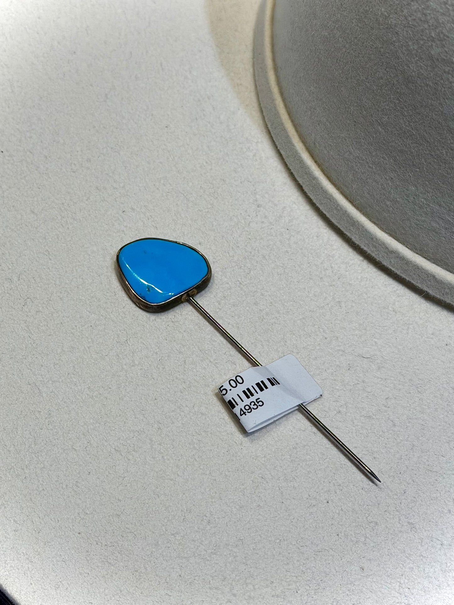 Hat Pin- Nomad Turquoise Stone Sterling Silver