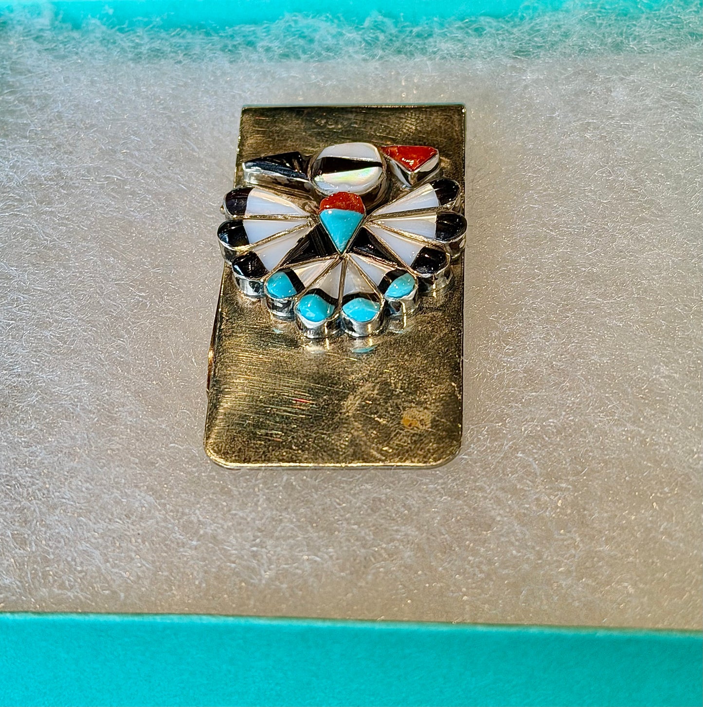 Kachina Inlay money clip