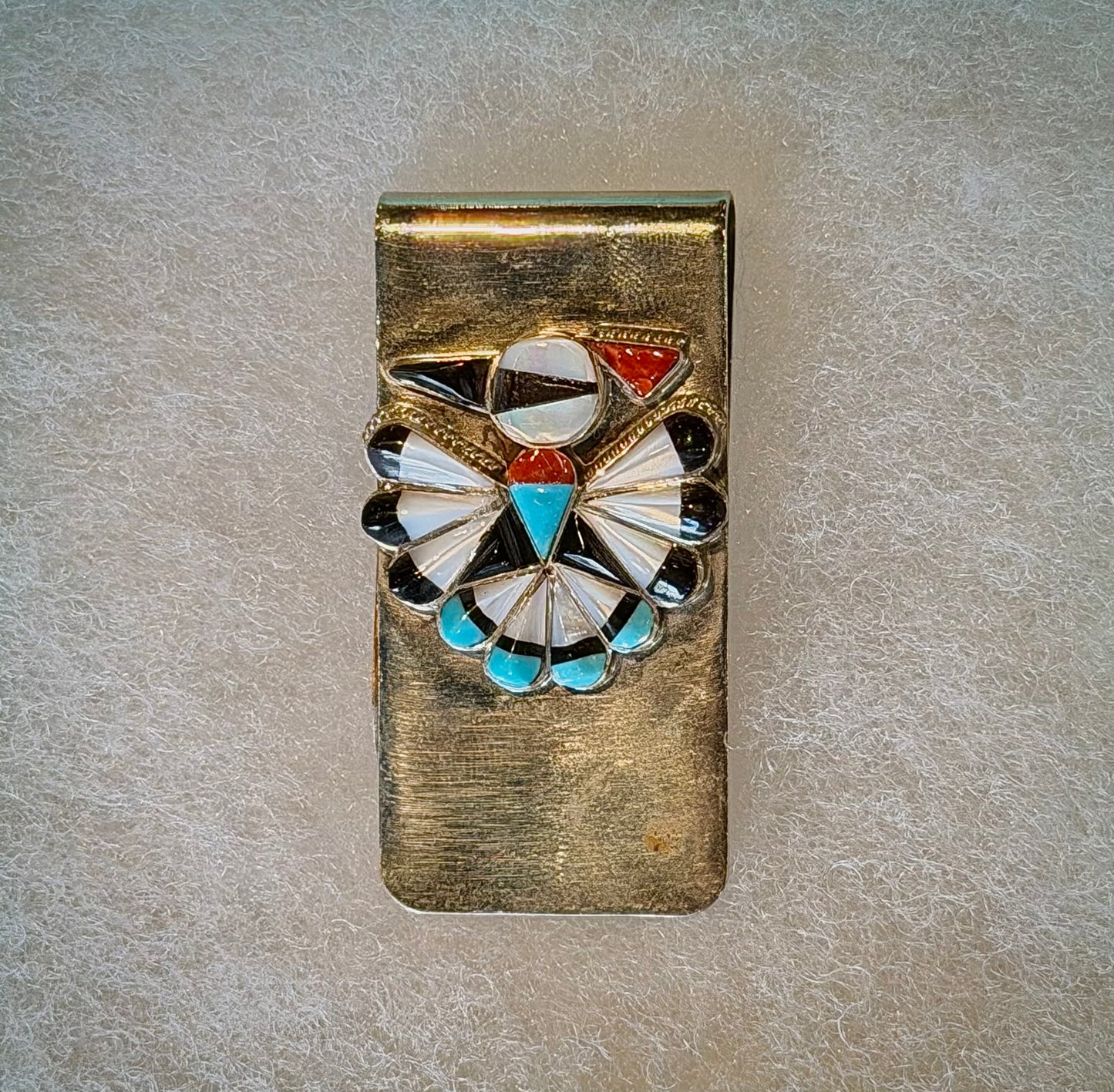 Kachina Inlay money clip