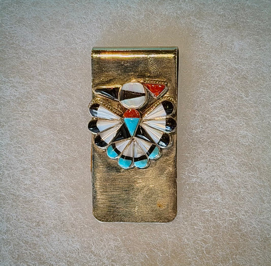 Kachina Inlay money clip