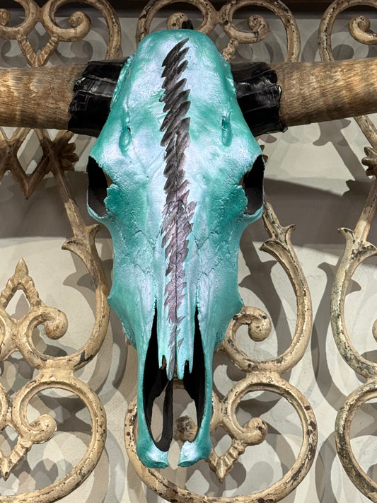 Warhorse Painting - Longhorn Skull