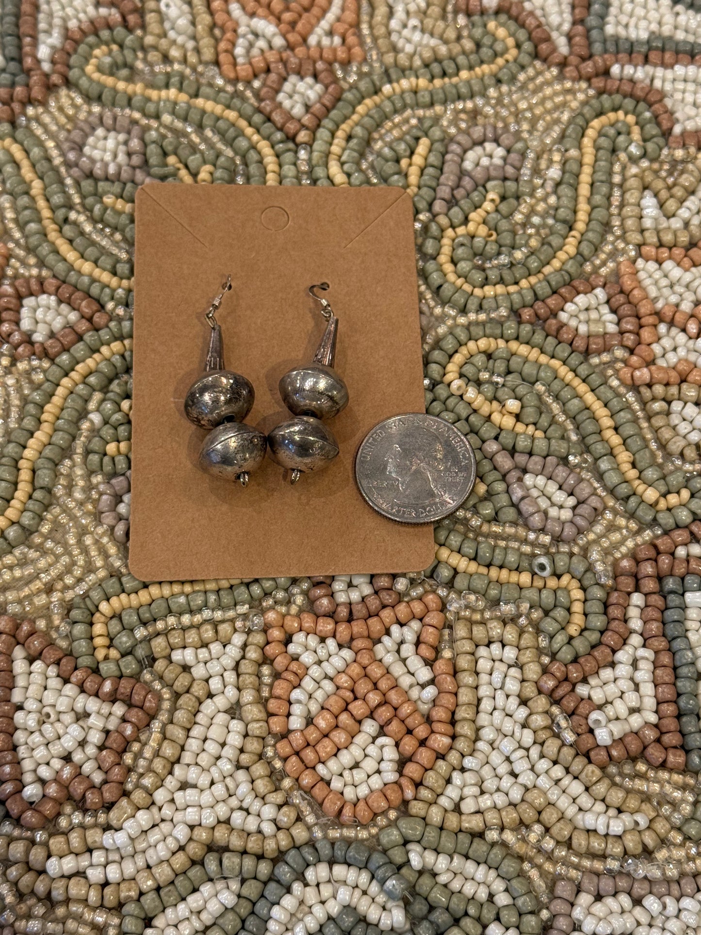 Navajo Pearl Double Saucer Drops