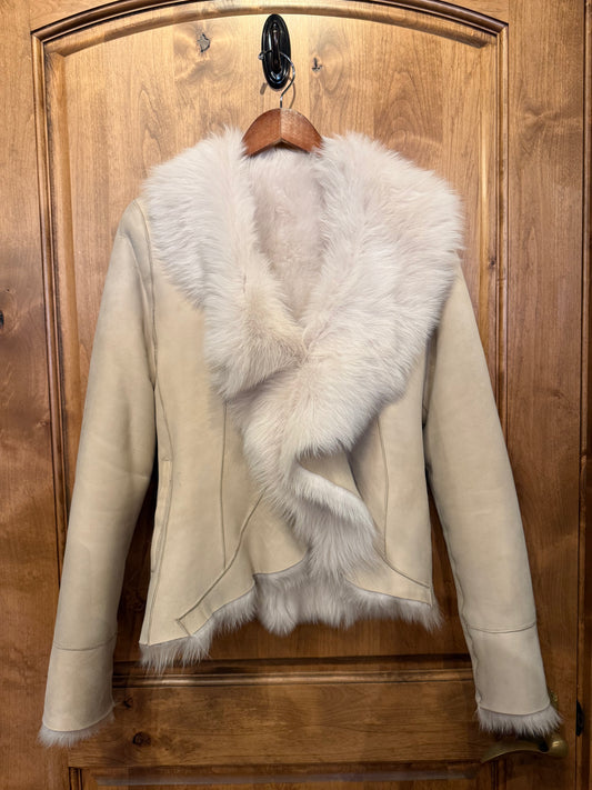 Sugar Shearling Bolero Jacket