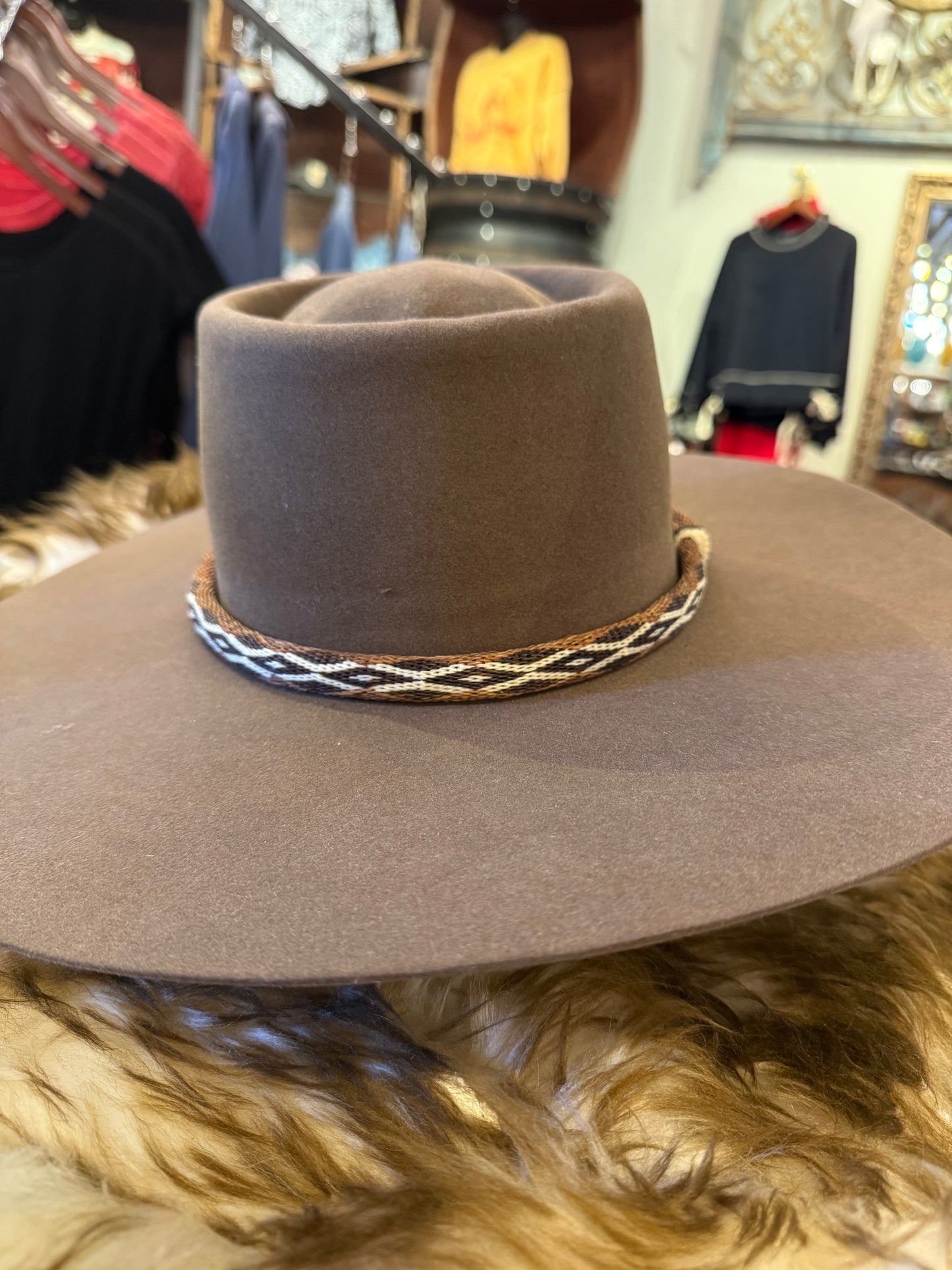 Deer Lodge Prison Hitched Horsehair Hatband