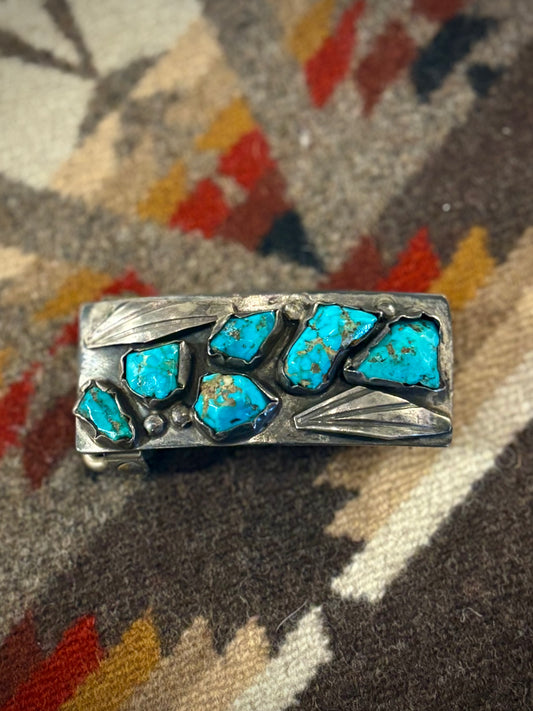 Small Turquoise Cluster Buckle