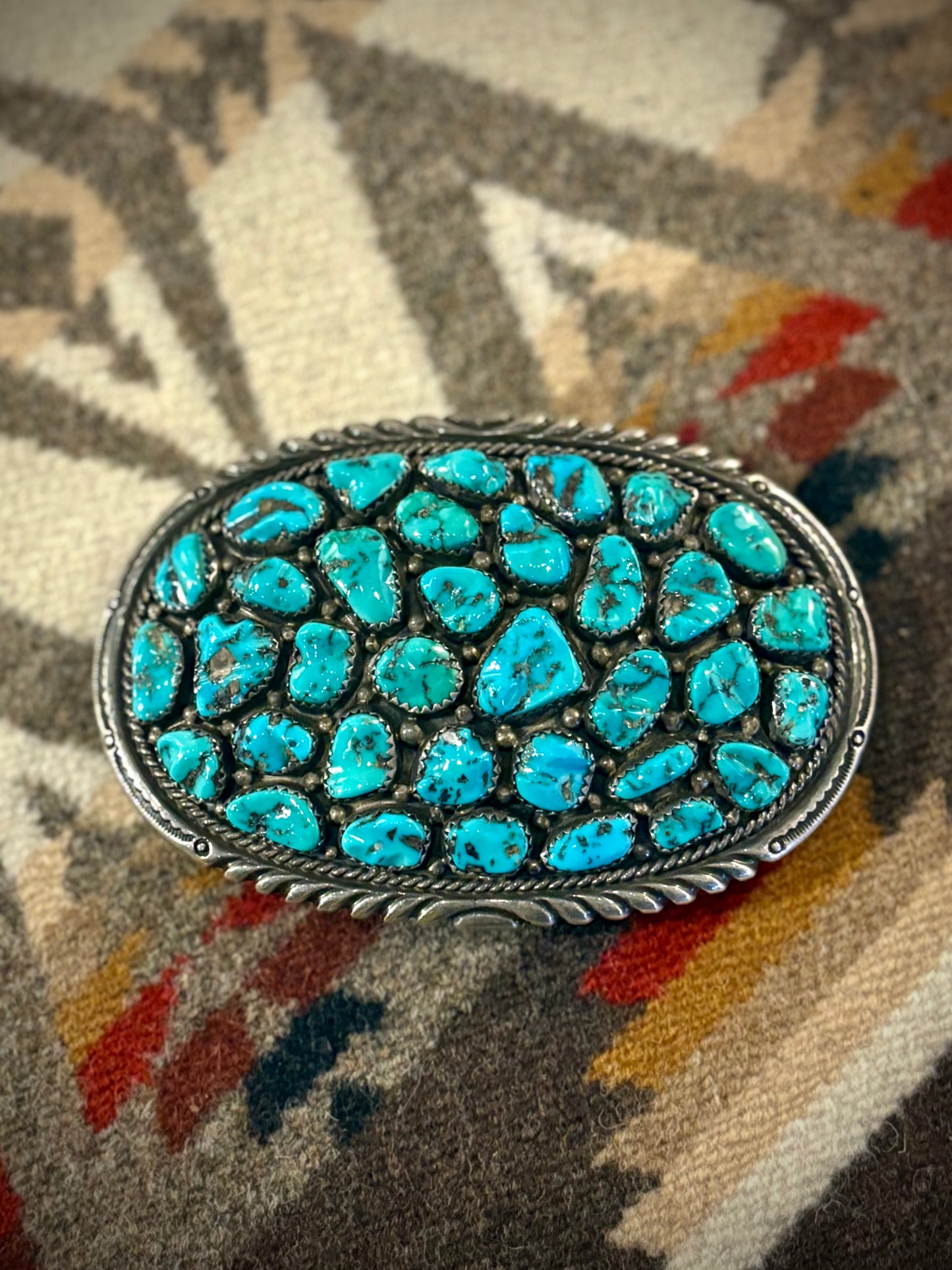 Vintage Cluster Buckle- Wilford Nez