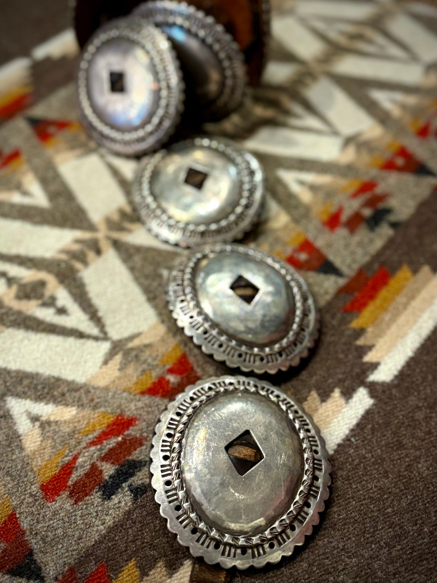 1920's Antique Concho Belt