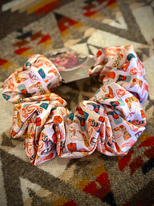 Cowgirl Boots Scrunchie