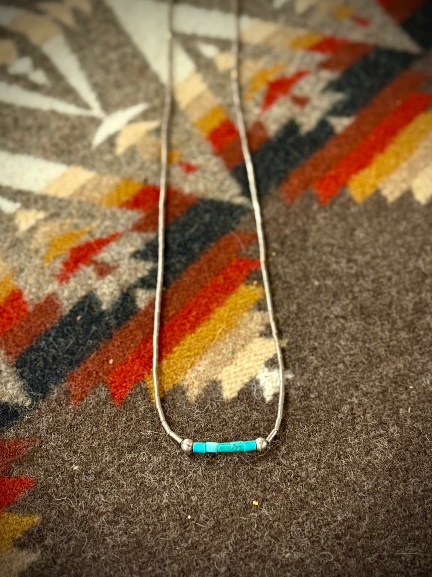 Sterling and Turquoise Necklace