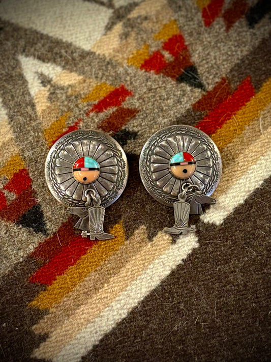 Zuni Sunface Earrings