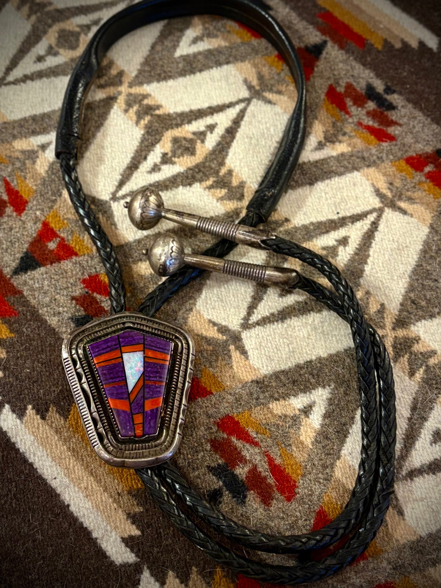 Henry Calliaito and Paul Yellowhorse Bolo Tie