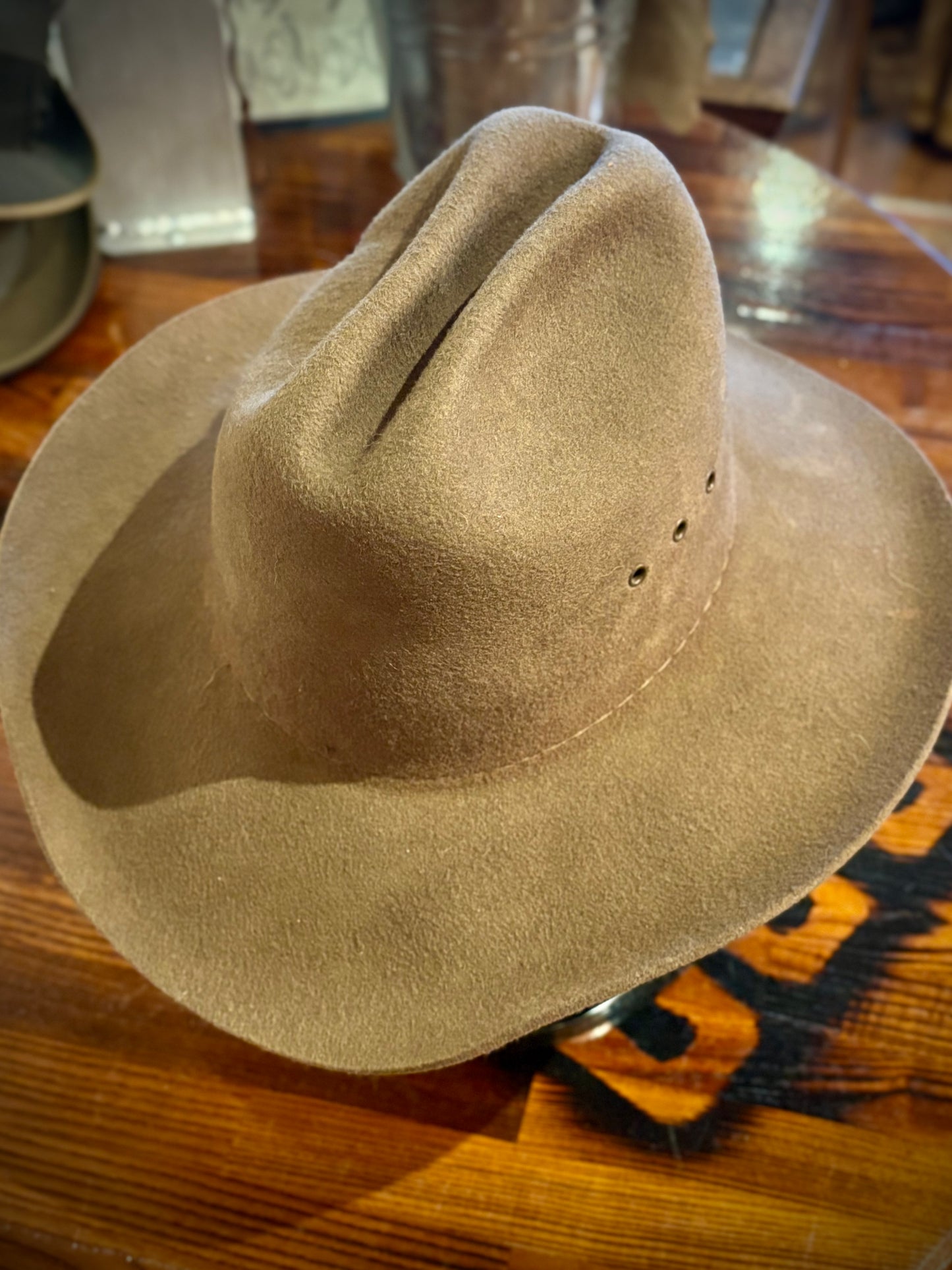 Vintage Lanofelt Montana Cowboy Hat