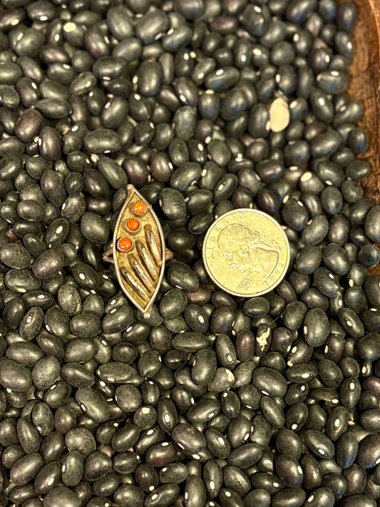 Coral Snake Eye Ring