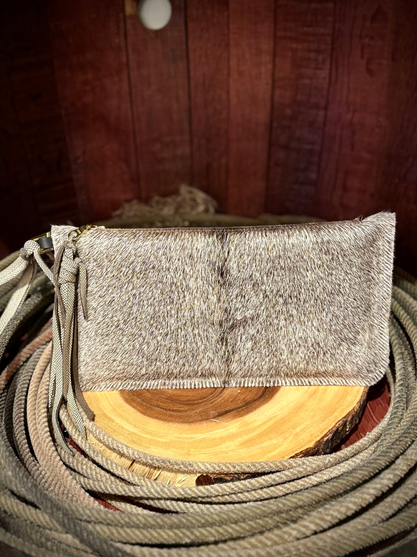 Fur Clutch- Trulli Leathers