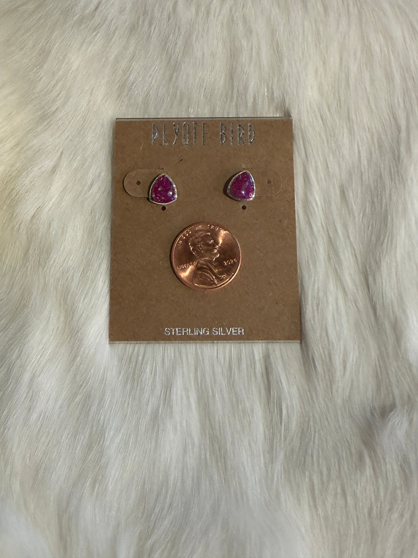 Nomad Earrings Pink Opal