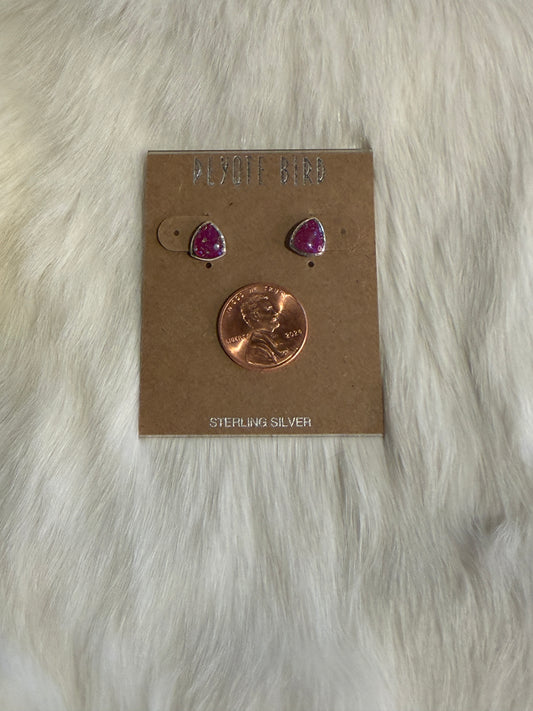 Nomad Earrings Pink Opal