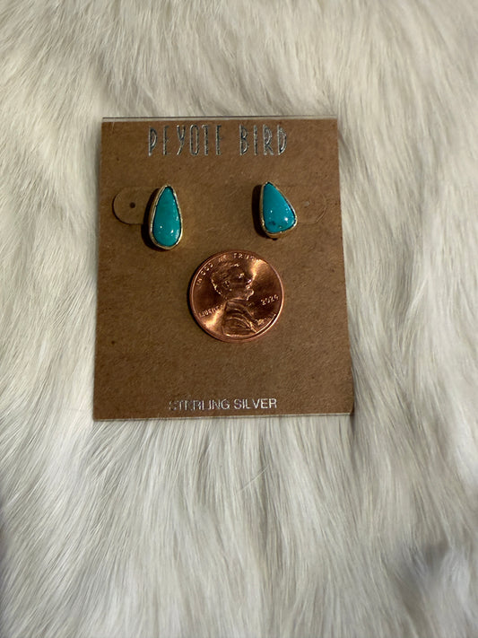 Nomad Earrings 14K Gold Studs