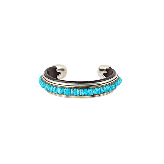 Ramona Heise Ridgeflower Cuff - Green Turquoise