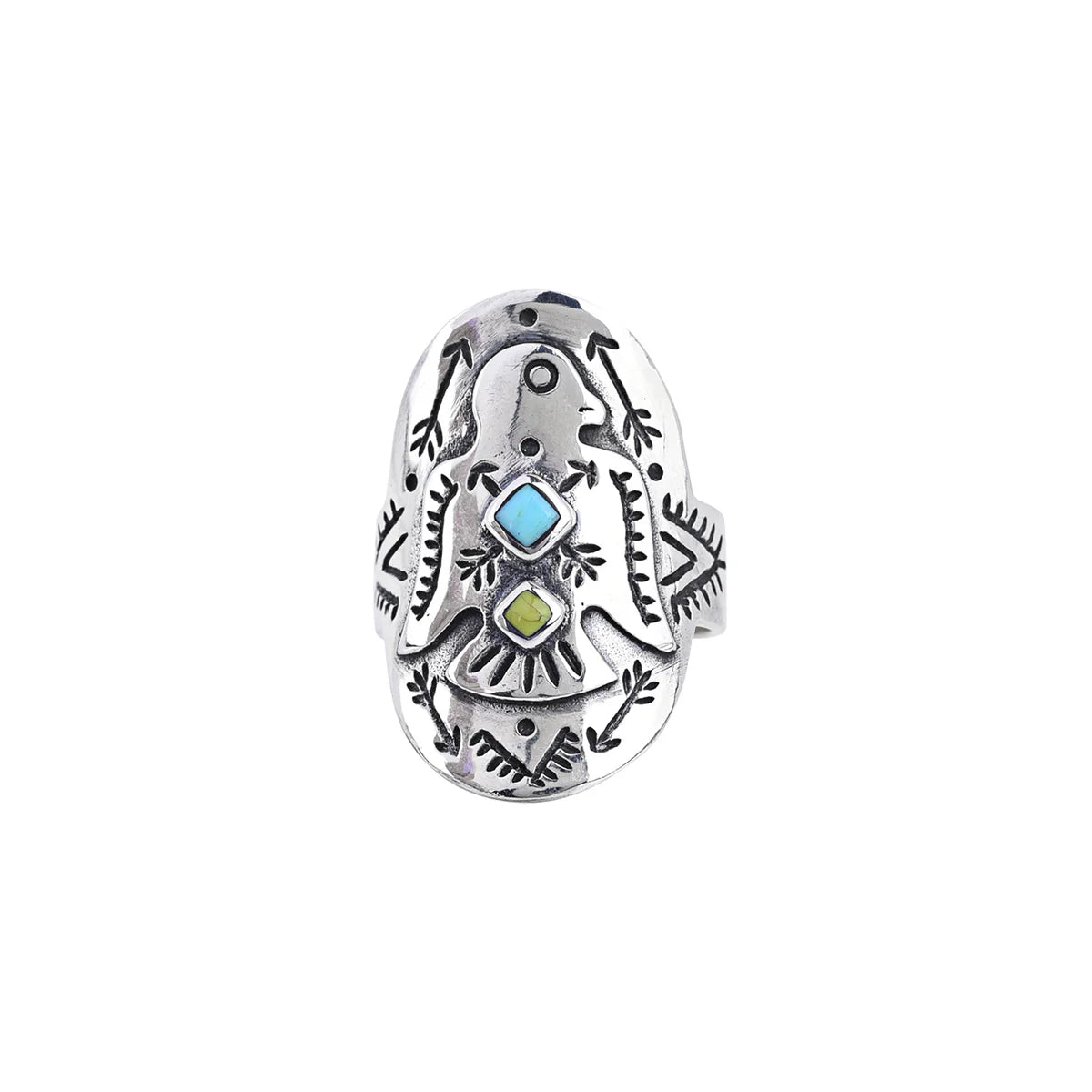 Nomad Flight Shield Ring - Turquoise