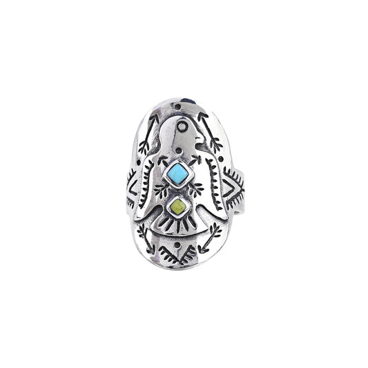 Nomad Flight Shield Ring - Turquoise
