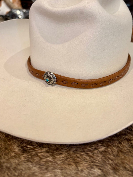 Mountain Arrow Deer Hide Hat Bands
