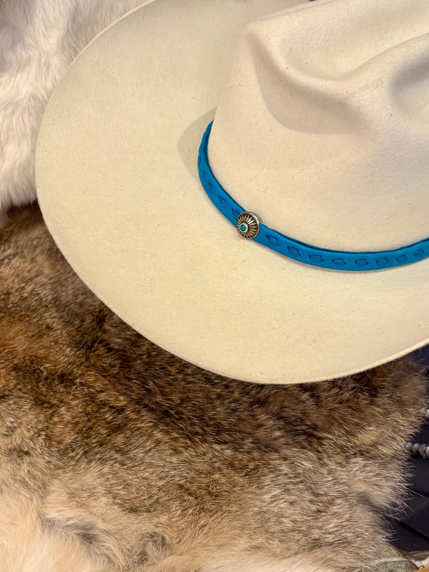 Mountain Arrow Deer Hide Hat Bands