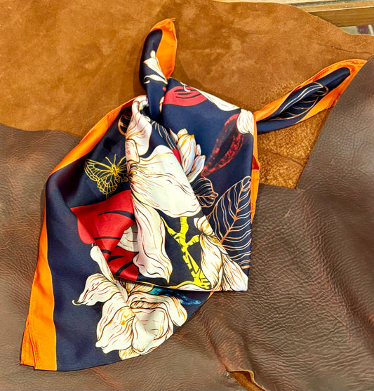 Silk Wild Rag - Floral