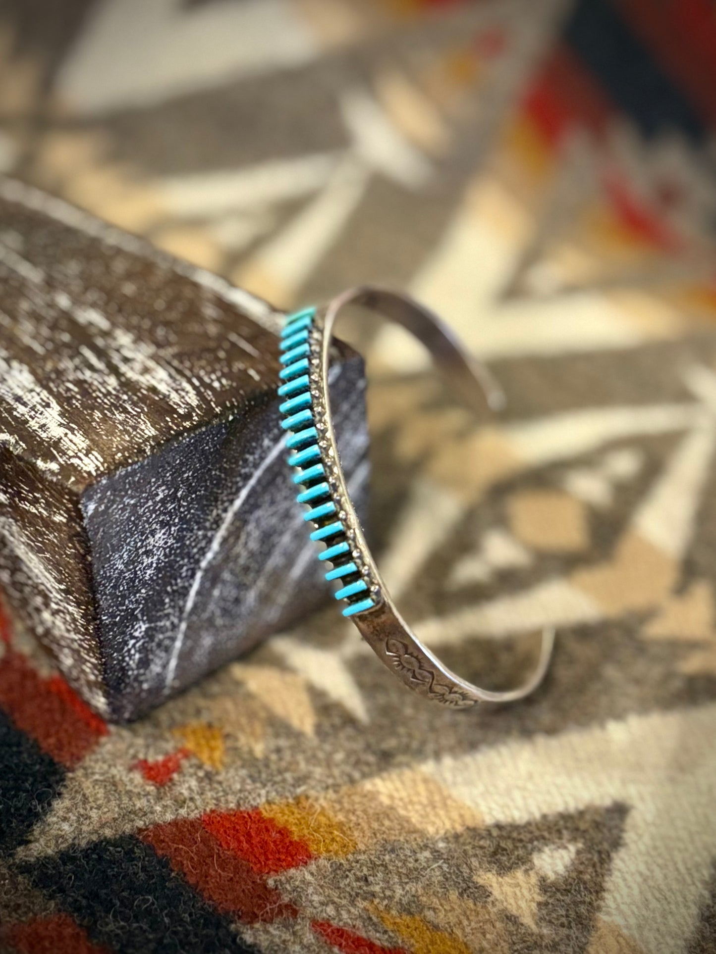 Mens Needle Point Zuni Cuff