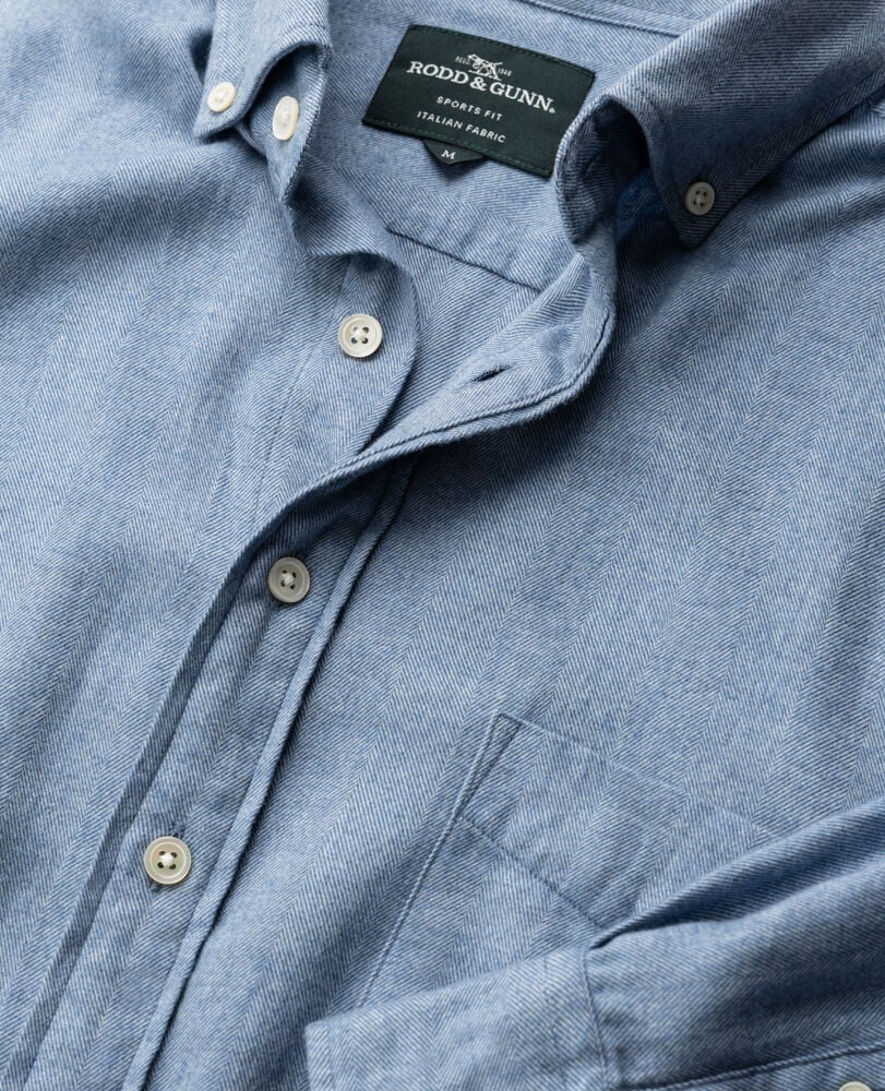 Barrhill Sports Fit Shirt - Chambray