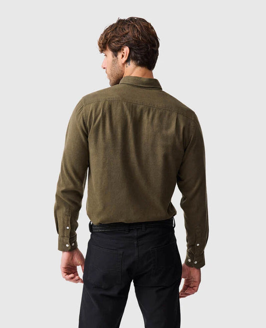 Barrhill Sports Fit Shirt - Khaki