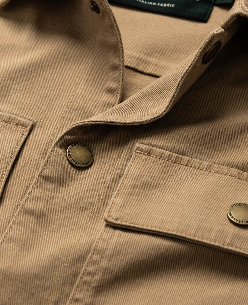 Four Rivers Shacket - Saddle