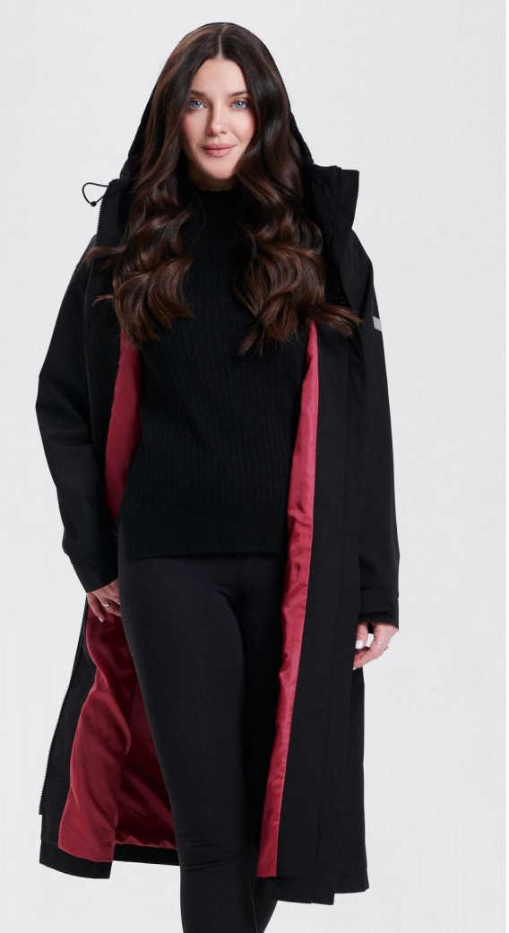 Nikki Jones - Long Rain Coat Gros Grain Anorak