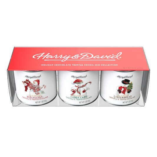 H&D® Snowman Truffle Cocoa Gift Set (3oz Tins)