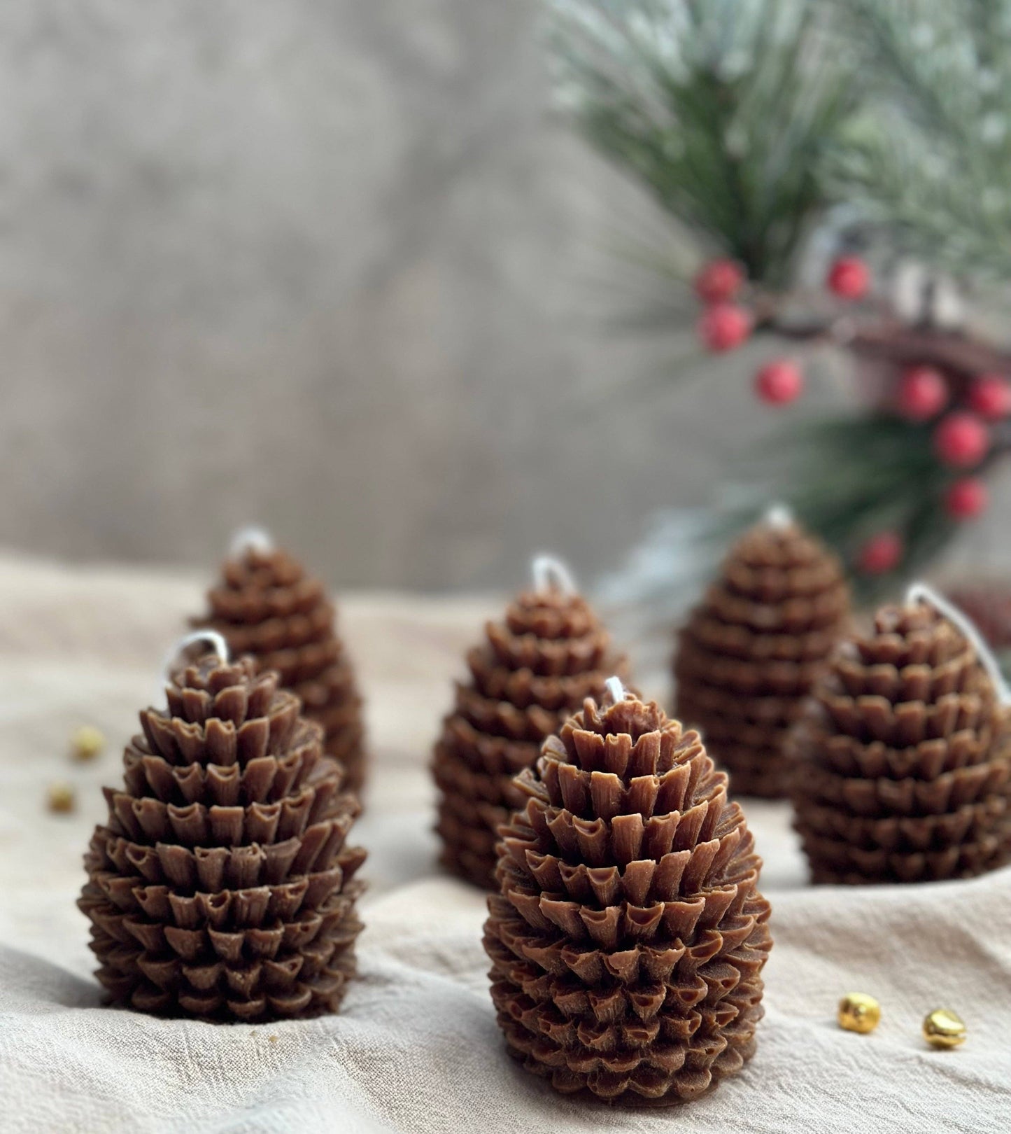 Pine Cone Candle