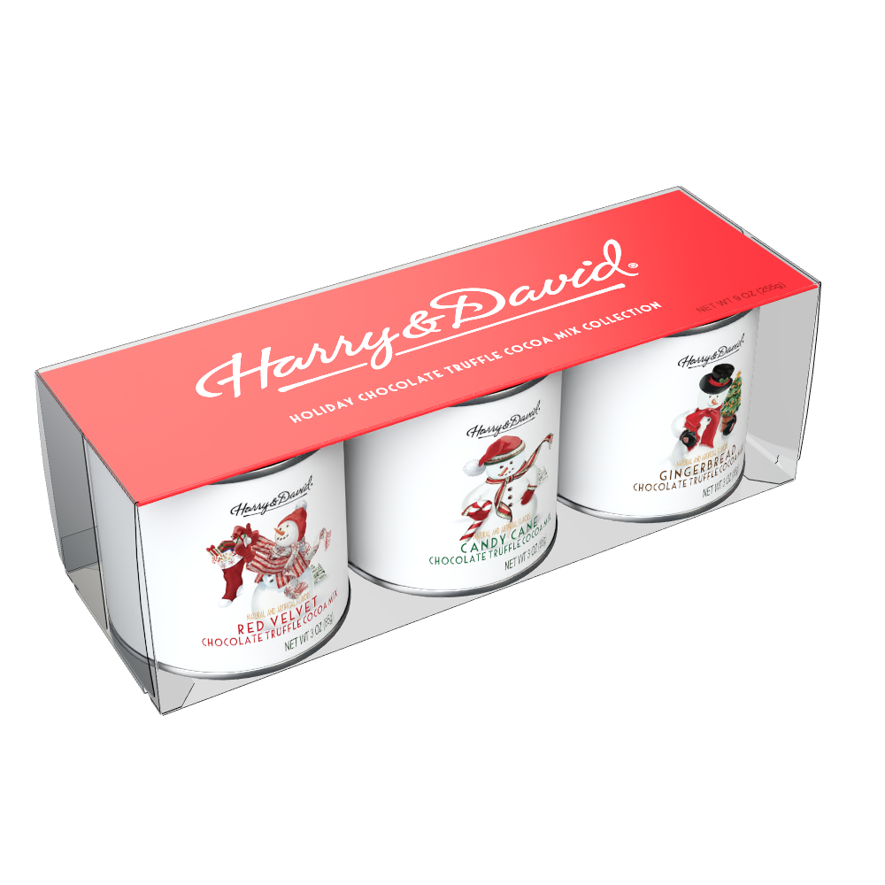 H&D® Snowman Truffle Cocoa Gift Set (3oz Tins)