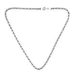 Desert Pearl Oval Bead Necklace 28"
