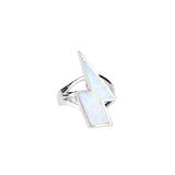 Electric Opal Size 8 Ring