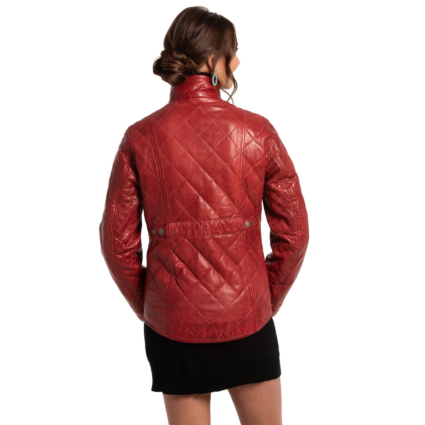 Georgia Leather Quilted Jacket