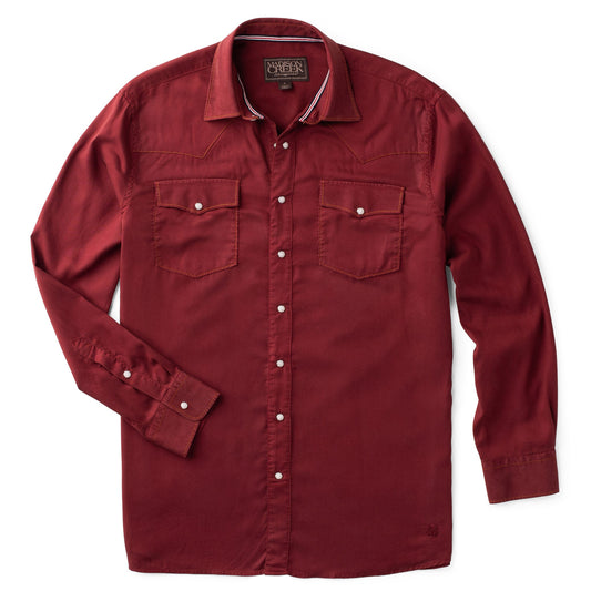 Dusty Red Bisley Shirt
