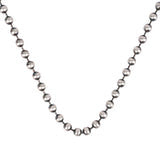 Desert Pearl Round Bead Necklace 14"