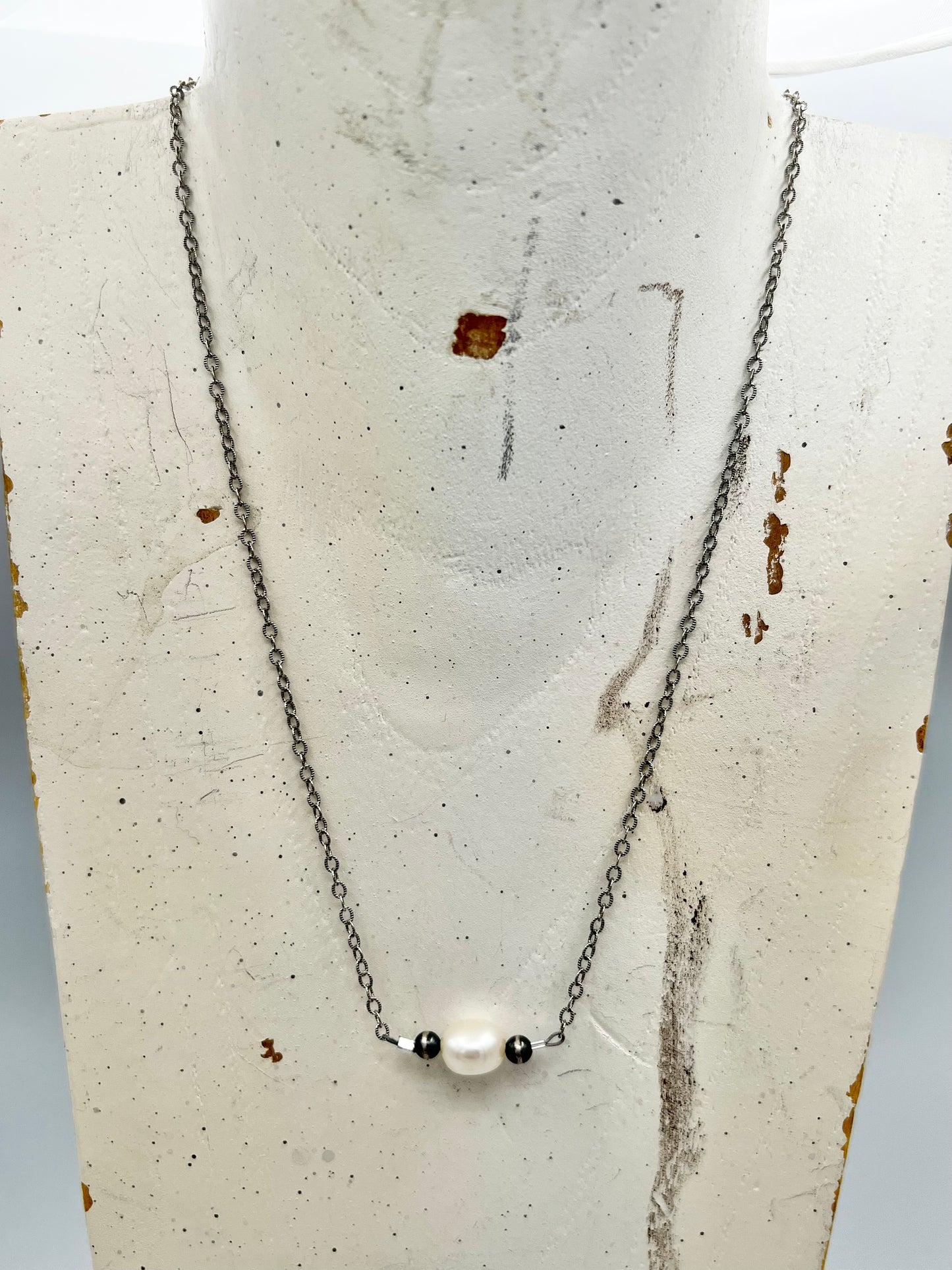 Pearl W/ Navajo Pearls Necklace