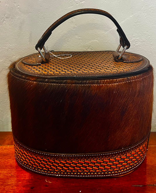 BarX Handmade Makeup Tote - Cow Hide