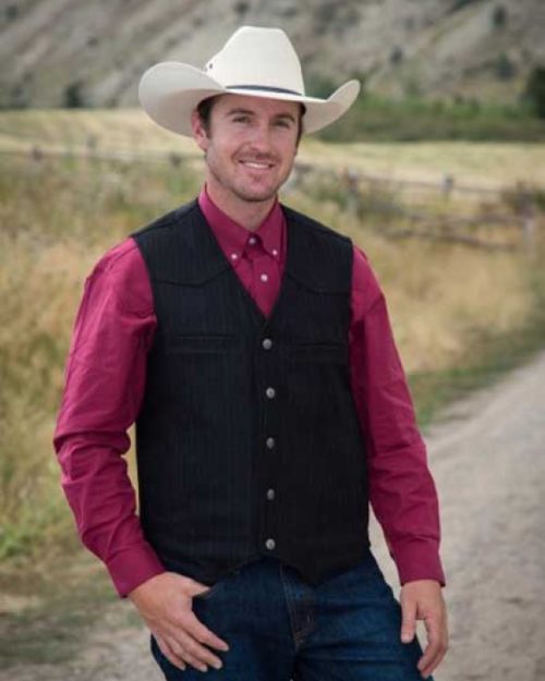 Wyoming Vest - Black Ranger